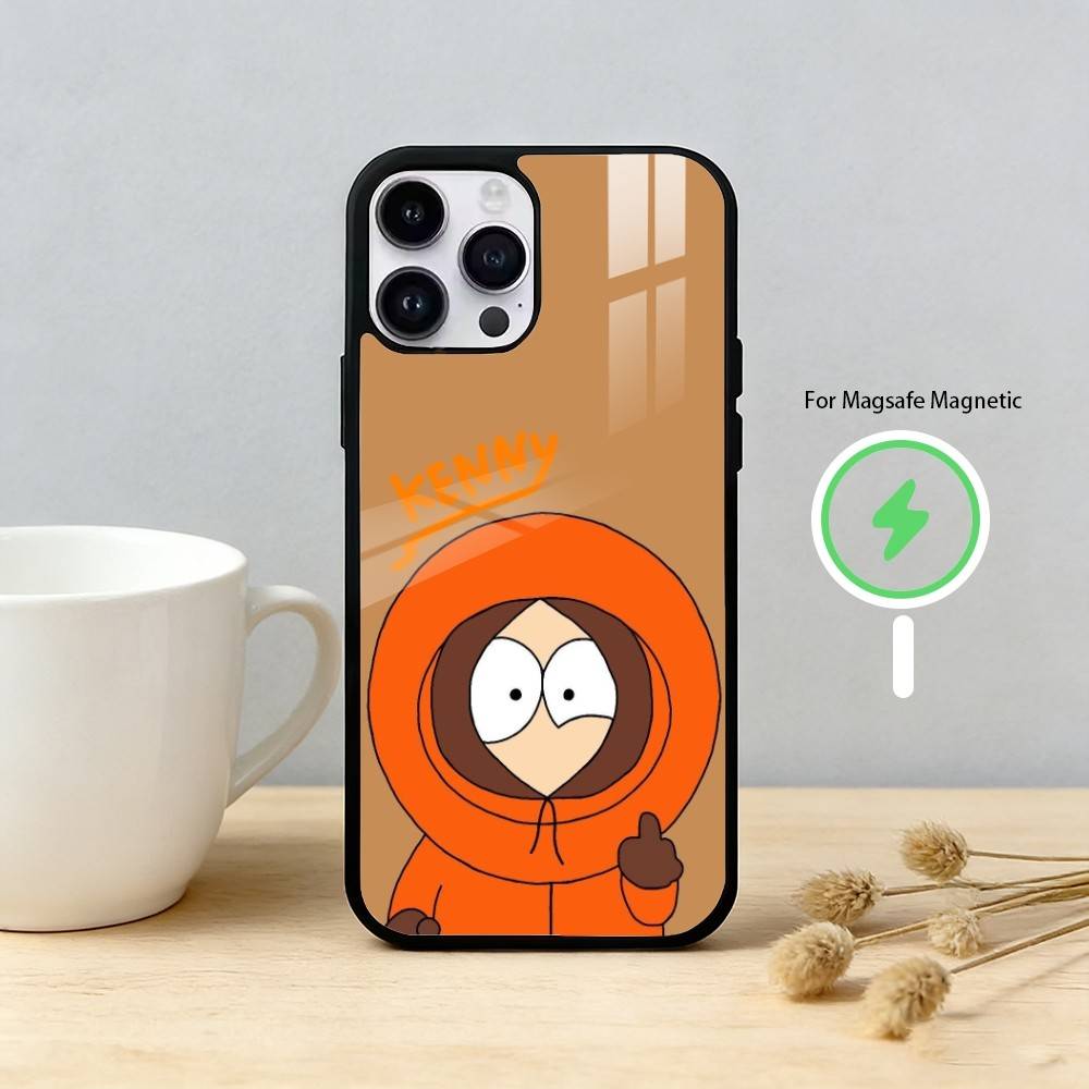 S-south park K-kenny Phone Case For iPhone 17/16/15/14/13/12/Plus/Pro/Max for Magnetic Wireless Charging