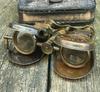 Винтажный бинокль складной монокуляр телескоп подзорная труба латунь античная отделка