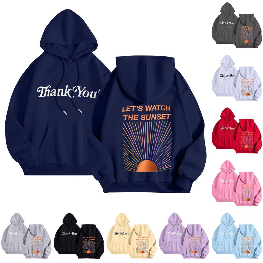 Женская повседневная удобная плюшевая кофта с длинным рукавом и свободным воротом с принтом