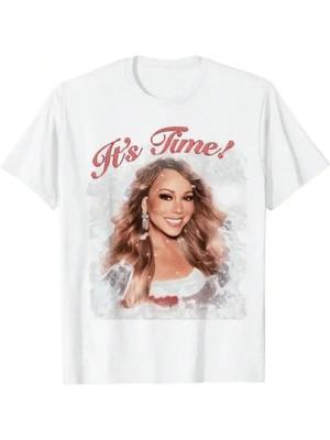 2024 Summer Men's Mariah Carey Official Hot Selling Print Unisex T-Shirt With Fashion Sense