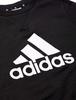 [Adidas] Толстовка Kids Crew Training Sweatshirt BlackWhite (GN4029) Эквивалент японского размера 130