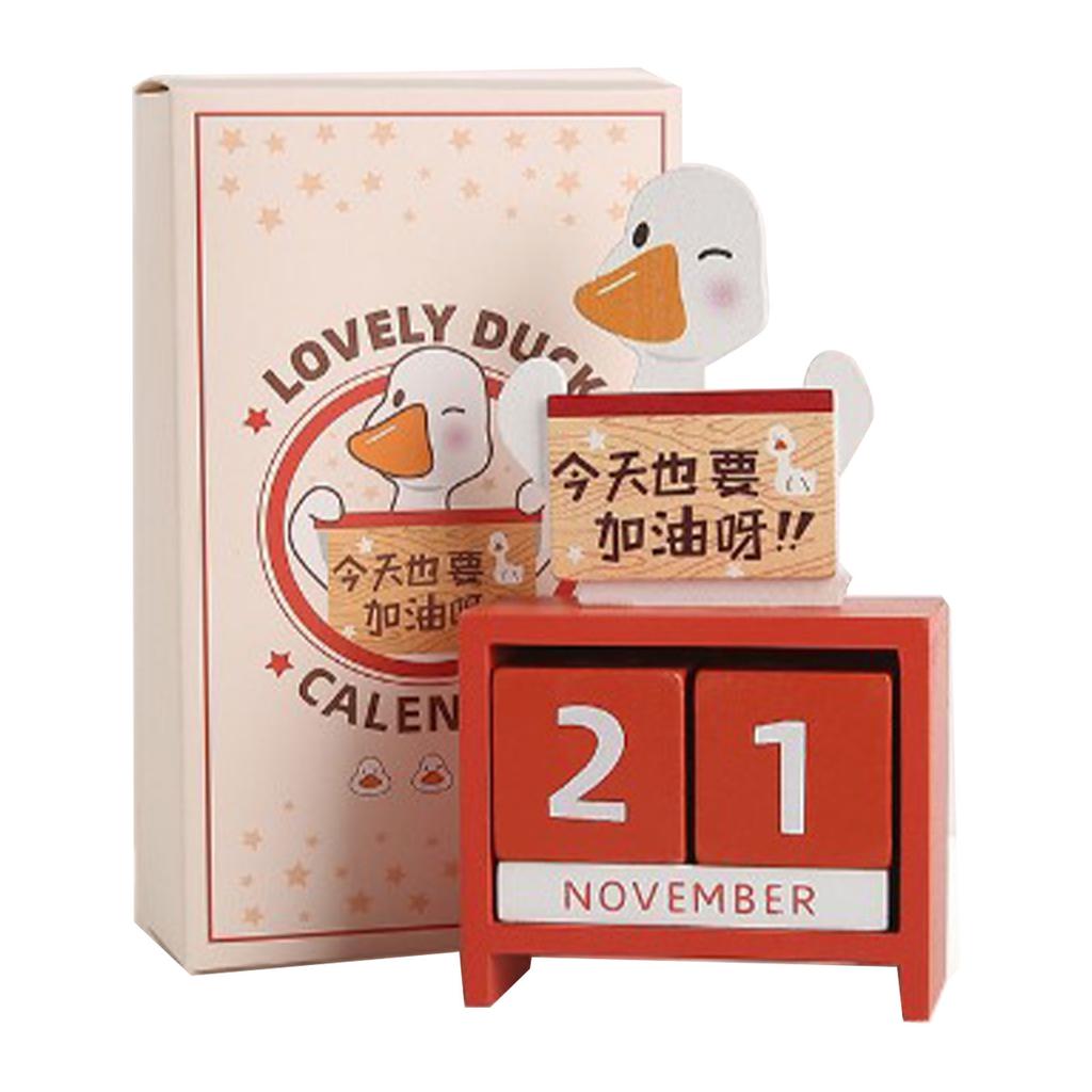 Деревянный вечный календарь обратный отсчет месяца дата блок кубики календарь милый настольный декор тип 2