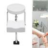 Стул-подставка для маникюра и педикюра, Регулируемая подставка для ног для салона красоты и ногтевого сервиса, Портативный стул-подставка для спа-педикюра, Белый