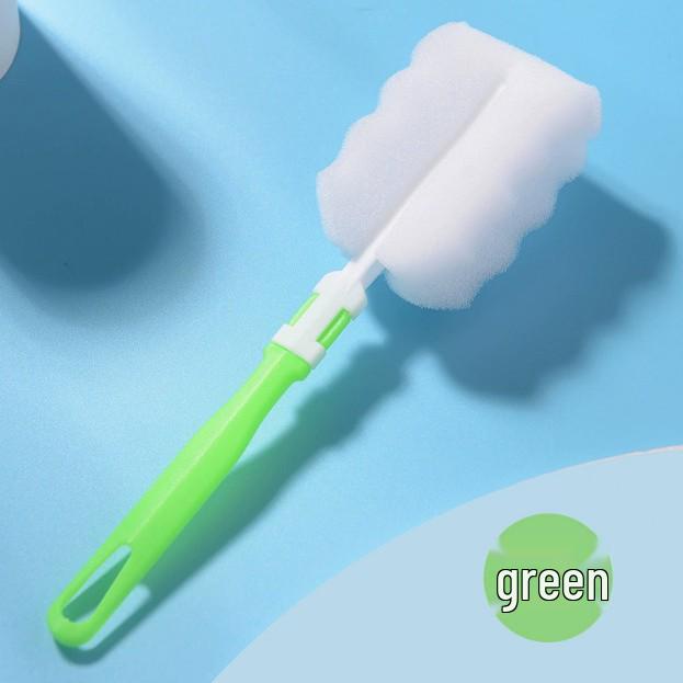 Съемная губка для чистки с длинной ручкой для термокружек и детских бутылочек