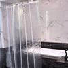 1 Pcs 180x180cm 3D Bathroom Bath Shower Curtain Transparent Thicker Waterproof Curtain Bathroom Accessories