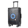 20-Inch Aluminum Frame Trolley Suitcase with Universal Wheels - Large Capacity Carry-On Luggage