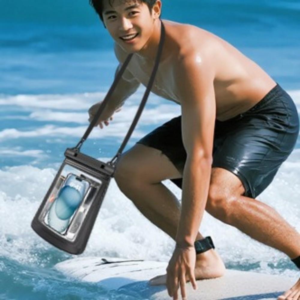 Transparent Phone Protector Pouch IPX8 Waterproof Underwater Dry Bag Water Splashing Festival