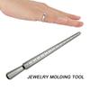 Measuring Rod Aluminum Ring Sizer Jewelry Measurement Repair Tool Ring Shaping Mandrel for Jewelry Crafting