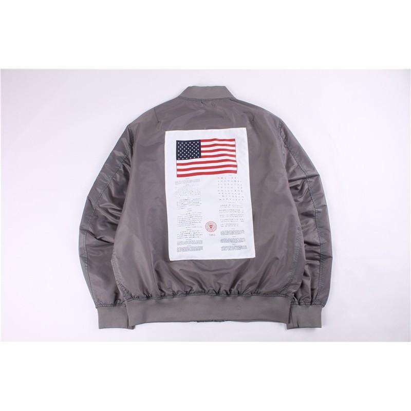 Norman Dragon American Military Style MA-1 Flight Jacket Mens Air Force Pilot Coat