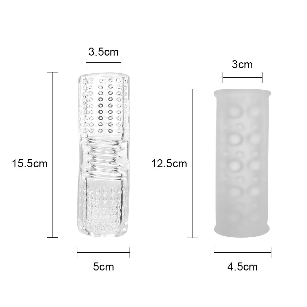 Sex Toy Male Masturbator Cup Sucking Penis Pump Glans Realistic Anal Pussy Vagina G-Spot Stimulator Transparent For Men Adult 18