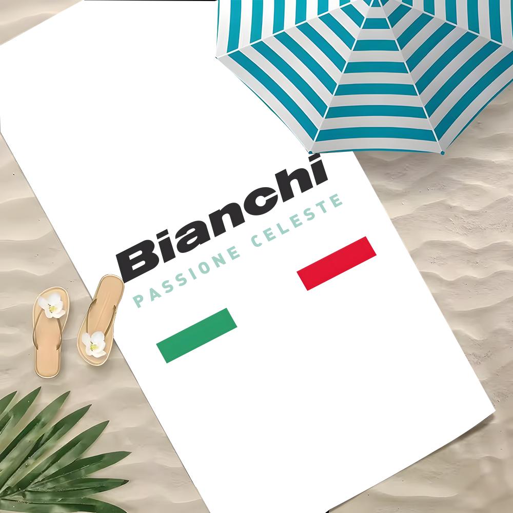 B-Bianchi Велосипед Микрофибровое Полотенце Полиэстер Пляжное Полотенце Быстросохнущее Без Песка Банное Полотенце Для Лета Бассейна Путешествий Отпуска