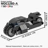 MOOXI Серия Фильмы MOC Набор Кирпичиков Фигурка BrickHeadzed Модель DIY Строительные Блоки Монтессори Детские Обучающие Игрушки Для Детей Подарок
