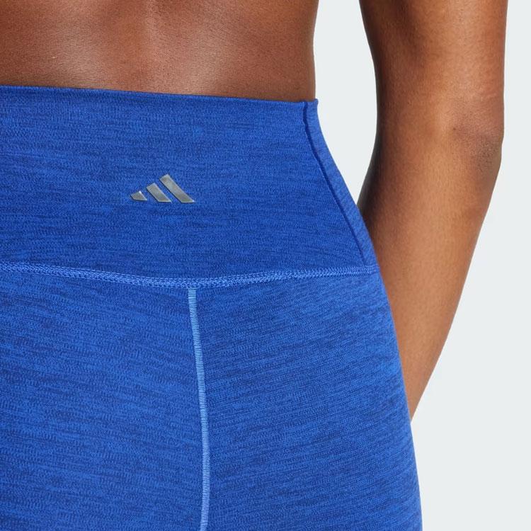 adidas All Me 7/8 леггинсы однотонные спортивные брюки с логотипом женские леггинсы темно-синие IT9152