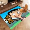 1pc Mr. Bean Print Area Rug - Soft, Washable Non-Slip Indoor Mat, Living Room, Home Office Decorative Rug,Office Decorative