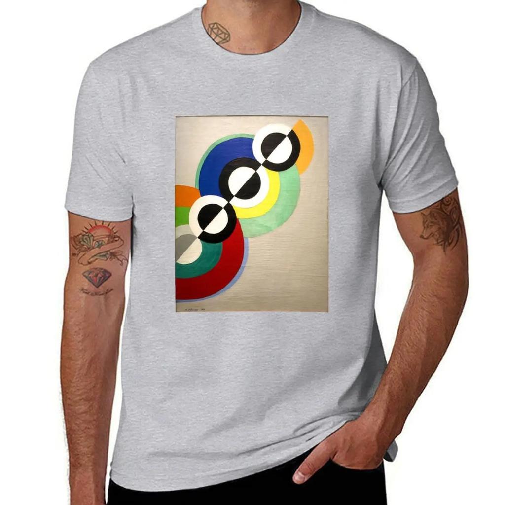 HD Rhythms, by Robert Delaunay 1934 HIGH DEFINITION T-Shirt plus size tops graphic t shirts shirts graphic tee Men's t-shirts
