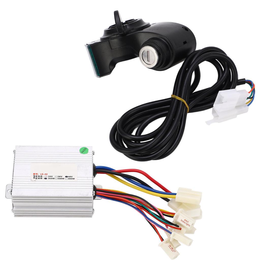 Комплект контроллера для электрического велосипеда 48 В 350 Вт, высокобезопасный дисплей мощности, стабильный комплект контроллера для двигателя велосипеда