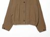 European Retro Style Women's Versatile Stand Collar Jacket with Elastic Hem
