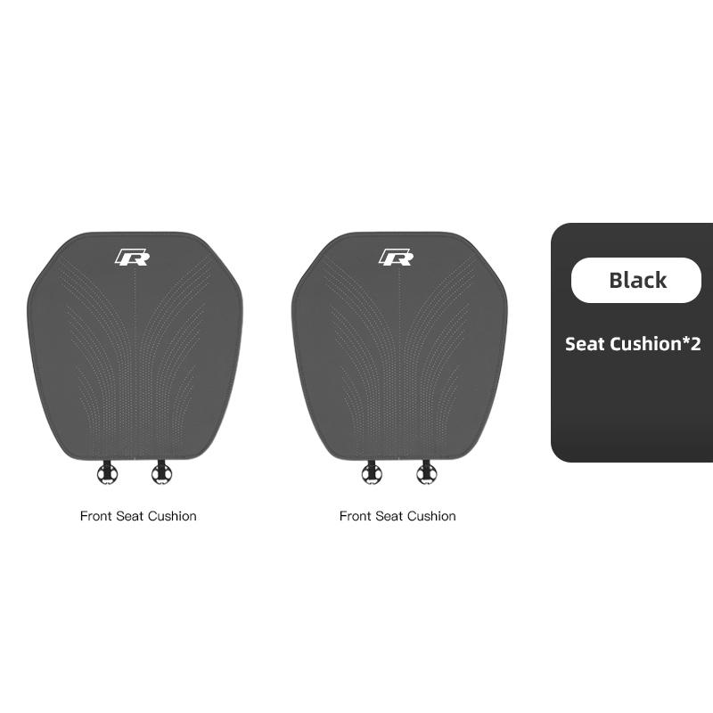 For Volkswagen J2Car Logo Seat Covers Auto Seat Breathable Protection Cushion For VW GTI Polo Golf Passat Tiguan Arteon Touareg Taigo CC Hub Cap