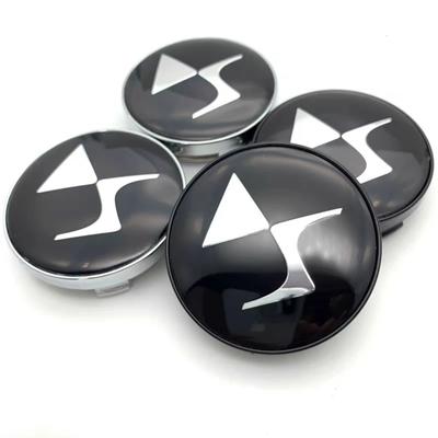 4 шт./лот 60 мм Колпачки центра ступицы колеса автомобиля DS для DS DS3 DS5 DS6 Deesse логотип PSA Стильные Износостойкие Запасные Пылезащитные Крышки
