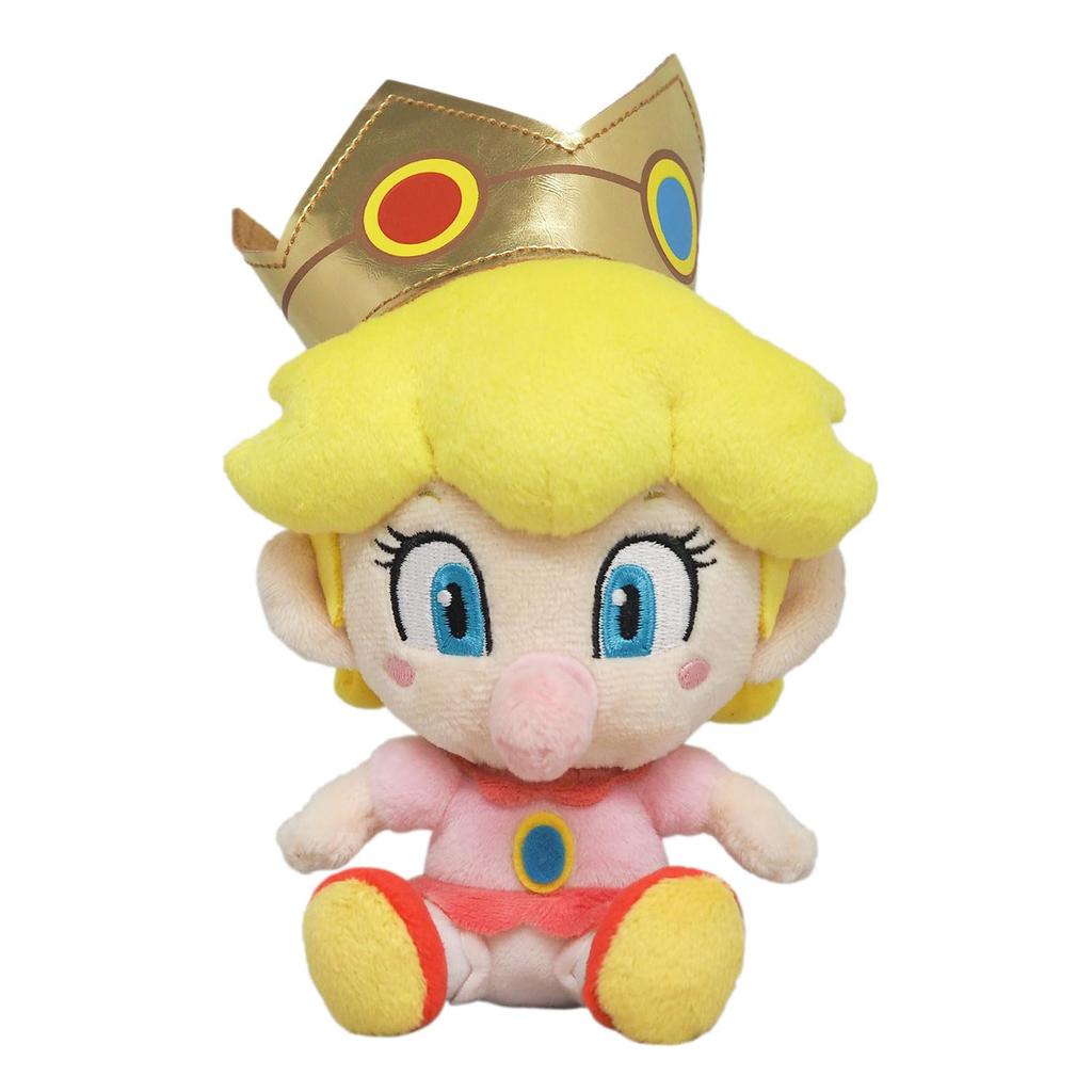 Sanei Boeki Super Mario ALL STAR COLLECTION Baby Peach (S) Ш10 x Г8,5 x В17,5 см Плюш AC54