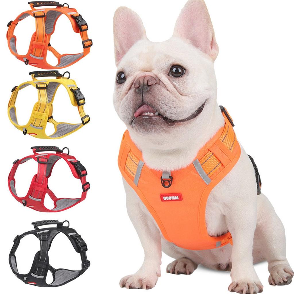 Dog Chest Strap, Adjustable Soft Padded Dog Vest, Easy Walking Reflective Pet Vest For Medium Dogs