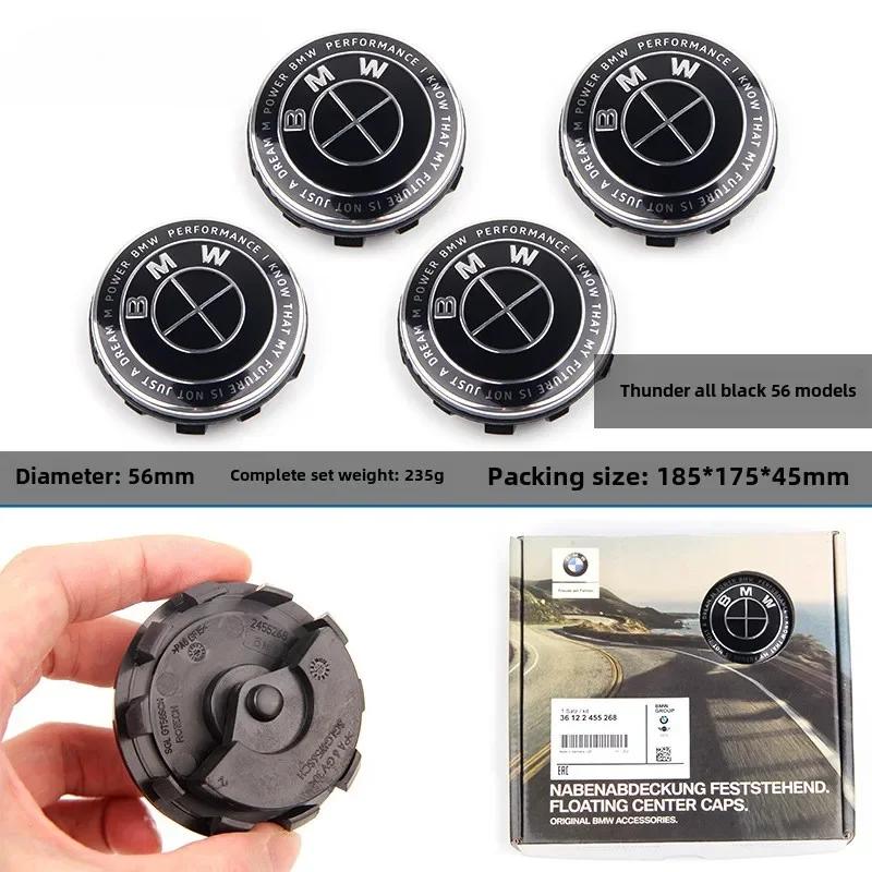 YABBF1 For BMW New 2025 BMW 68mm 56mm Floating Wheel Center Cap for E9QE91 E92 E93 F30 F10 F11 F04 E84 E83 F25 E70 Cooper 3D Car Badge