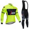 Winter Thermal Fleece Cycling Jersey Mountain Bike Riding Unisex Warm Long Sleeve