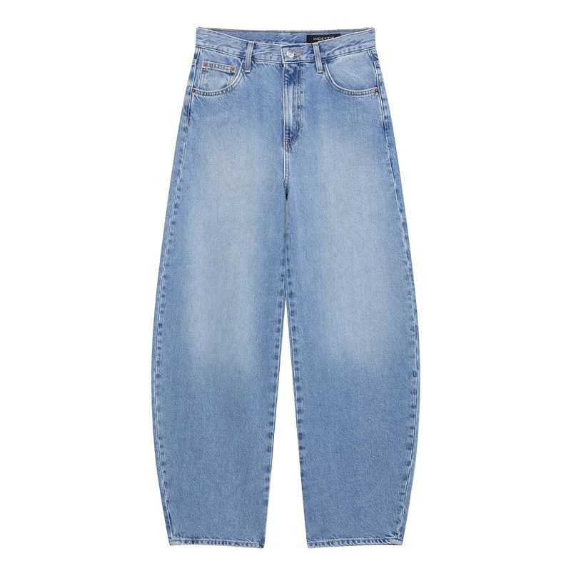 Kaslead Новое поступление Женская одежда Модный стиль Зауженные брюки Арочный профиль Высокая талия Деним 1300045