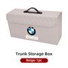2025 Hot Car Trunk Storage Bag Leather Camping Box Collapsible Auto Emblem Organizer Accessories For BMW M Performance M5 E36 E6