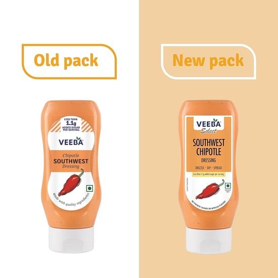 Заправка для салата Veeba Chipotle Southwest, 300 г и соусы Veeba, соус барбекю, 330 г