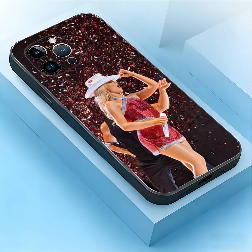 Сабрина Карпентер Короткий Милый Чехол Для Телефона Для iPhone 17,16,15,14,13,12,11,Air,XR,Pro,Max,Plus,mini,SE Силиконовый Черный Чехол