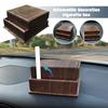 Creative Car Automatic Pop-up Cigarette Box Car Interior Wooden Decoration Decoration Storage Cigarette Box New Men's Gift