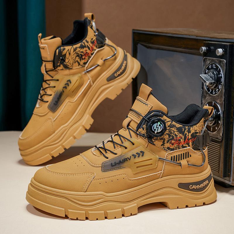 Autumn and winter casual sports board shoes new white Martin boots G