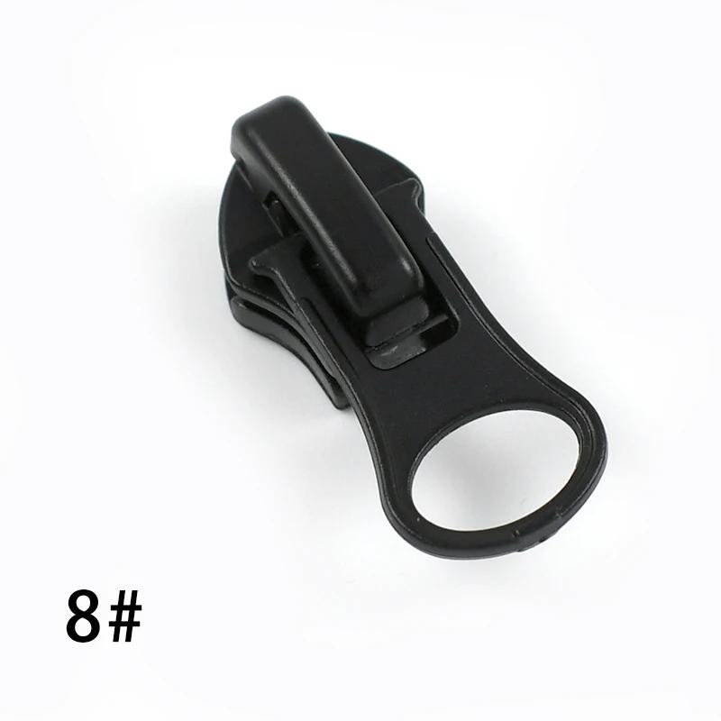 10-50 шт. 3# 5# 8# 10# Водонепроницаемые реверсивные слайдеры для нейлоновых молний, куртка, палатка, пуллер для молнии, головка, ремонт, швейные принадлежности