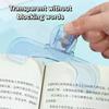 2/3 шт. Прозрачный пластиковый зажим для книги с подставкой, Помощь для чтения, Фиксированный зажим для книги, Закладка для файлов, Канцелярские товары, Школьные принадлежности