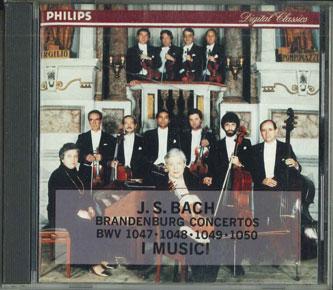 CD I MUSICI - Бах: Бранденбургские концерты №. 2- PHCP10536 PHILIPS Япония Классический Б/У