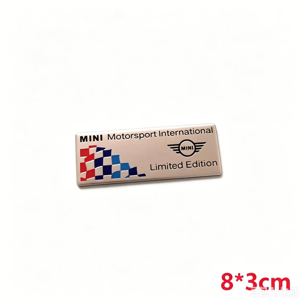 mini cooper cooper r56 fridge Cooper JCW R55 F56 R57 R58 R59 R60 R61 3D Aluminum Car Badge Emblem Sticker