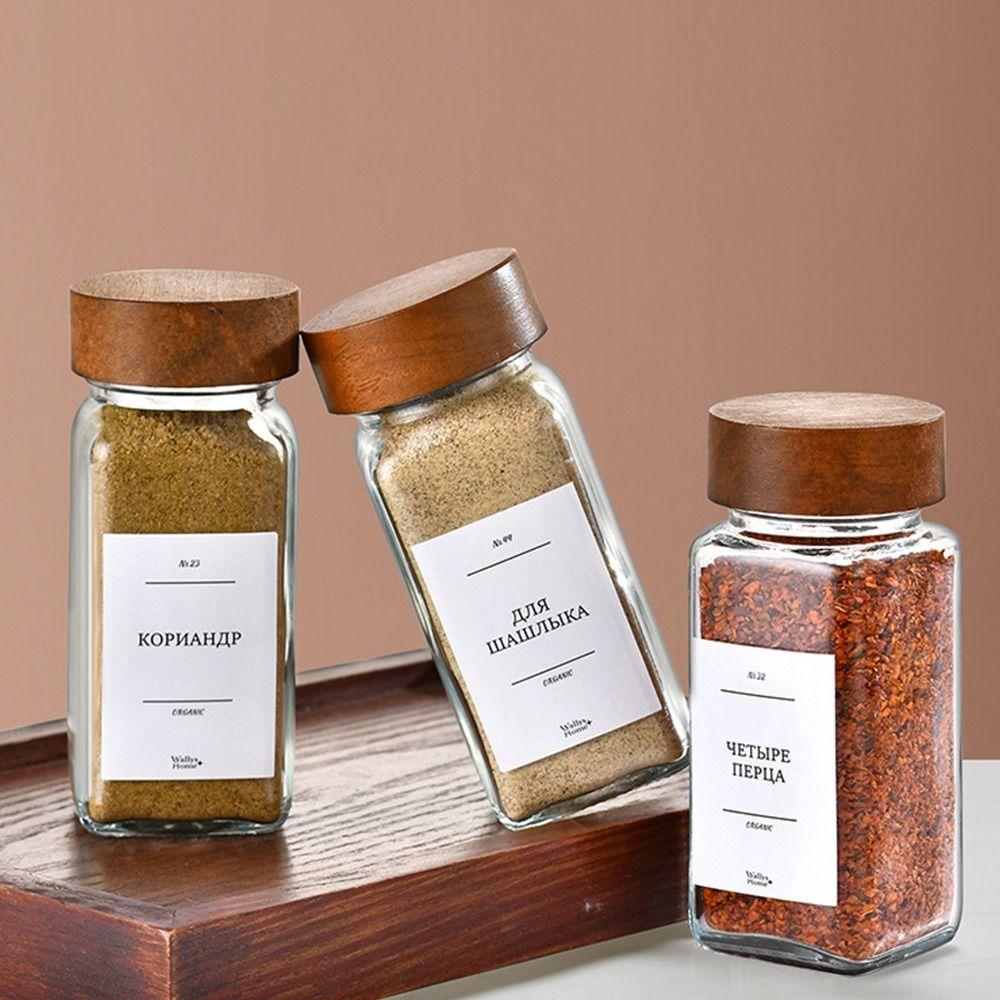 Прозрачный резервуар для хранения, стеклянная бутылка для хранения, бутылки для дозирования, герметичная банка для хранения продуктов