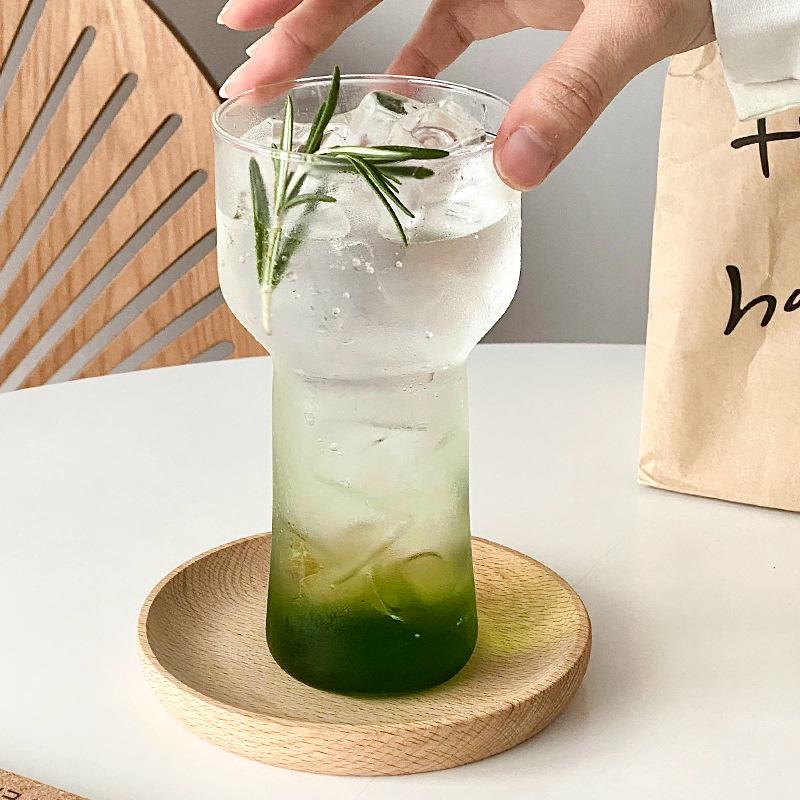 Iced Americano High Borosilicate Glass Cup for Cold Brew and Sparkling Water