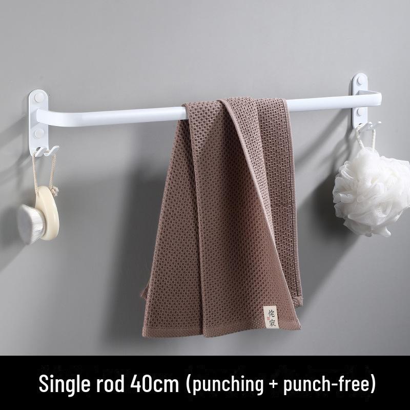 Алюминиевая 3-слойная вешалка и штанга для полотенец для ванной комнаты без сверления