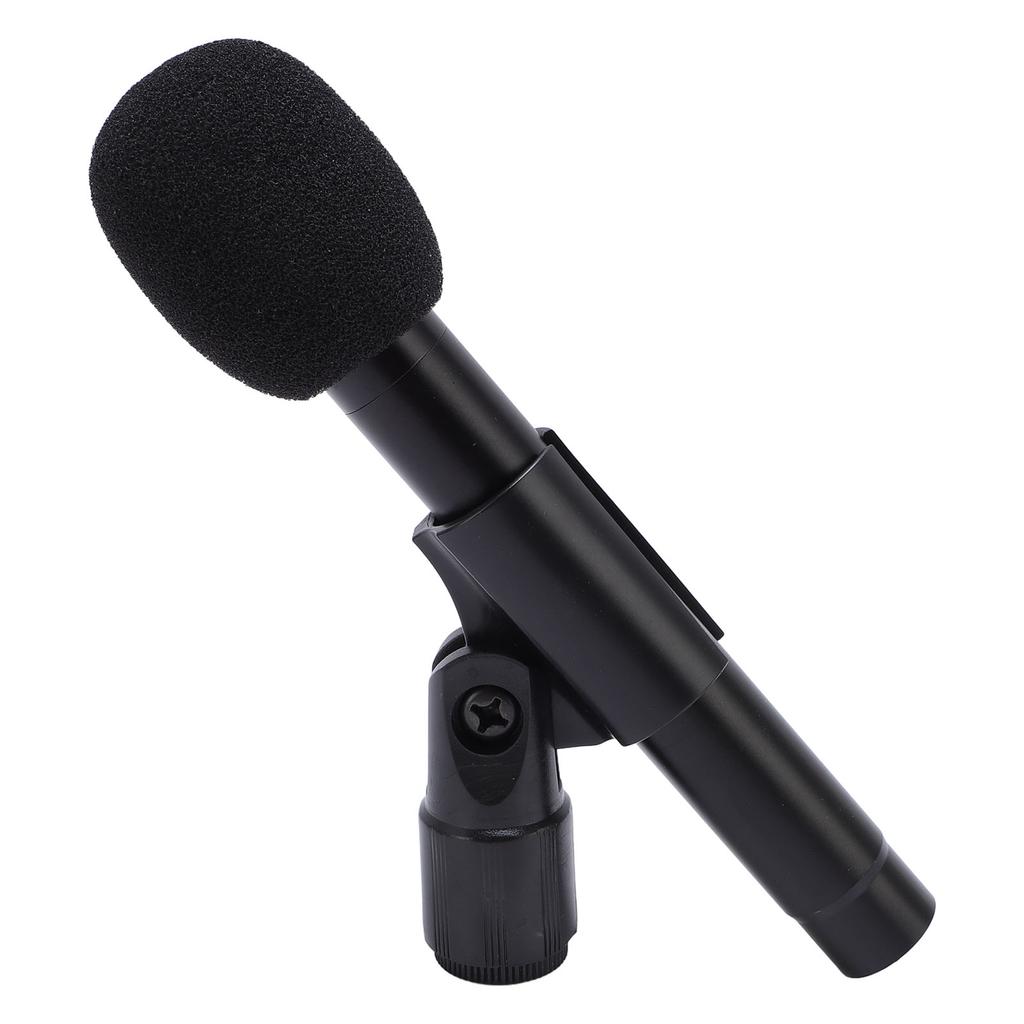 Small Diaphragm Condenser Microphone with Clip XLR Noise Reduction Instrument Microphone for Piano G