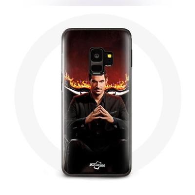 Чехол - MANIACASE - Samsung Galaxy S9 - Люцифер Морнингстар - Мягкий - Черный