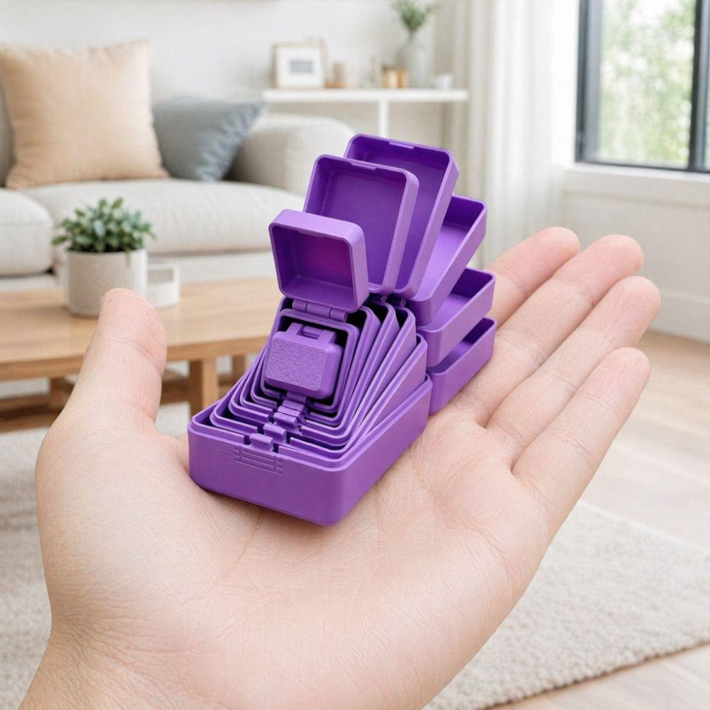 7-Layer 3D Printed Jewelry Storage Box Portable Hidden Safe Box Prank Props