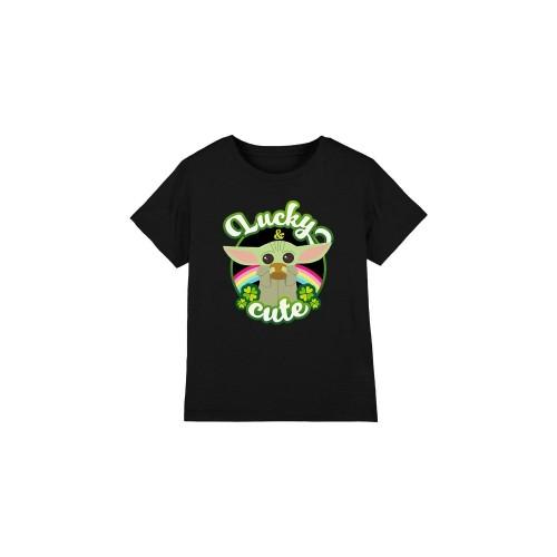 Star Wars Childrens/Kids Lucky Cute Grogu St Patricks Day T-Shirt