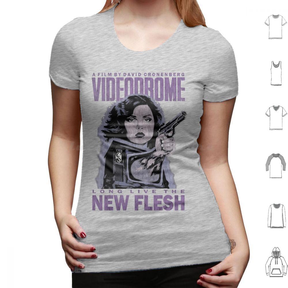 Videodrome Long Live The New Flesh T Shirt Men Women Kids 6xl Videodrome Horror David Cronenberg Movie Vhs Cronenberg 80s Sci