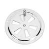 4 Inch Round Louver Vent Cover with Side Knob Adjustable 316 Stainless Steel Air Vent Grille for Boats Marine Yacht Home