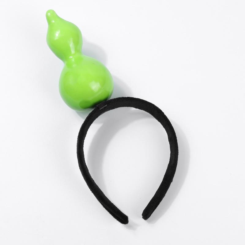 Креативные 3D-ободки для волос с овощами: Аксессуары для волос из моркови, перца, баклажана и зеленых овощей для женщин