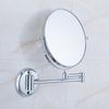 Wall Hanging Double Sided Mirror Bathroom Makeup Mirror Aluminum Black/Gold/Silver Telescopic Mirror Folding Beauty Mirror