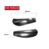 2Pcs Rearview Mirror Cover Add-On Carbon Fiber Cap Fit For Porsche 911 (997.1) 2005-2008