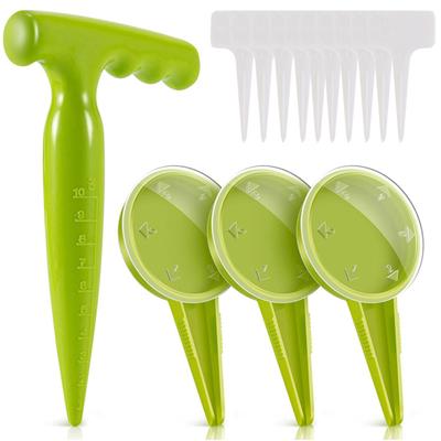 Дозатор для посева рыхлой почвы, 5 передач, регулируемая, нескользящая, прочная конструкция, ручная сеялка для цветов, растений, сада